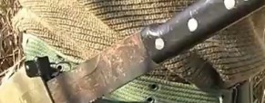 Ochranné rukavice a broušení mačety – Video návod