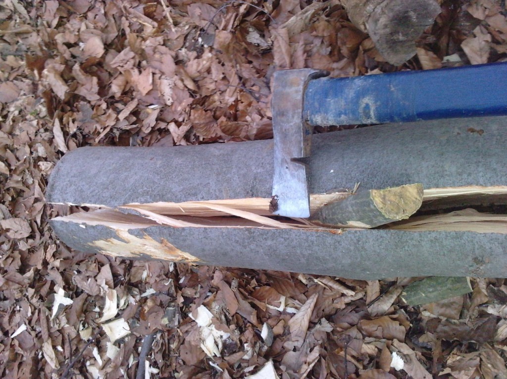 Štiepanie dreva – foto návod